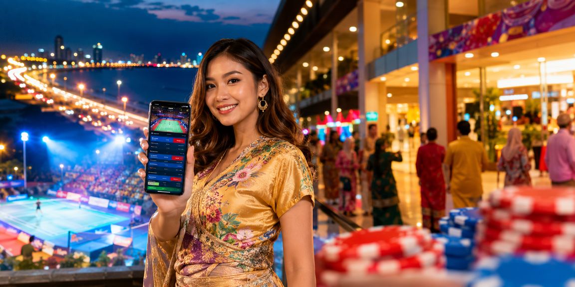 Pemain poker Malaysia menggunakan aplikasi mudah alih acv40 di Kuantan